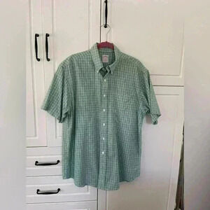 Brooks Brothers Polo button-down collar short sleeve size large 100% cotton